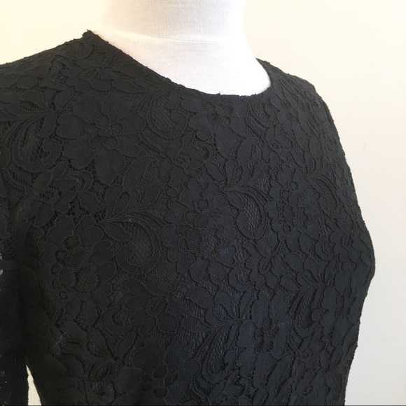 J. Crew Black Floral Lace Dress - Picture 5 of 12